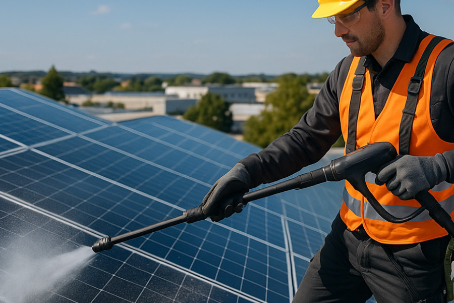 Mycie paneli fotowoltaicznych – jak dbać o instalację PV?